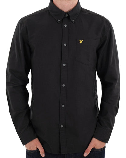 Lyle &amp; Scott Plain Oxford Shirt Tiefschwarz