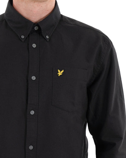 Lyle &amp; Scott Plain Oxford Shirt Tiefschwarz