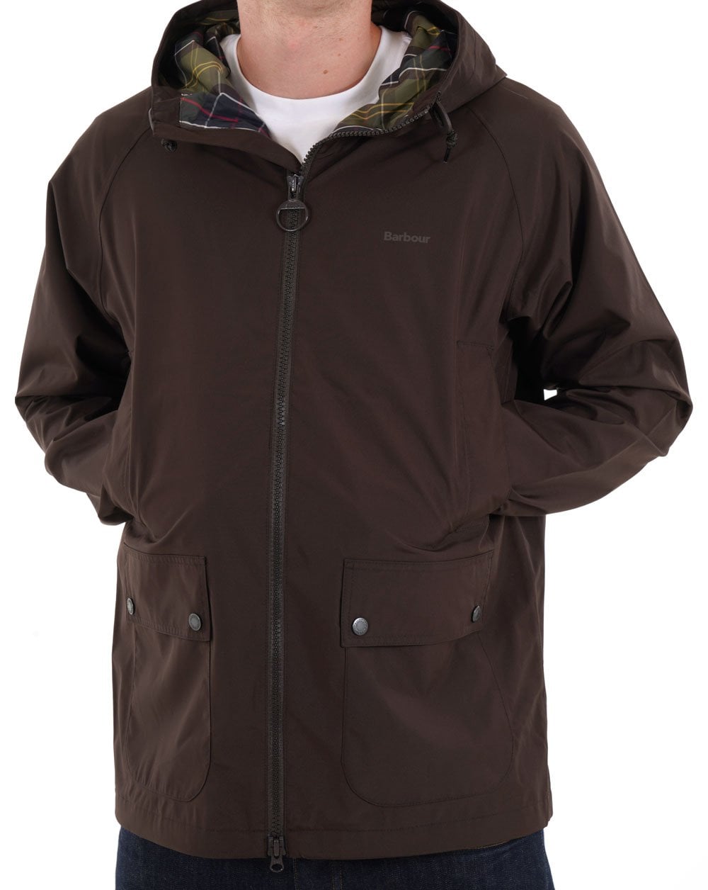 Barbour Domus Wasserdichte Jacke Black Oak