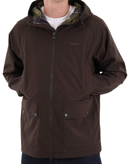 Barbour Barbour Domus Wasserdichte Jacke Black Oak