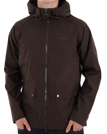 Barbour Domus Wasserdichte Jacke Black Oak