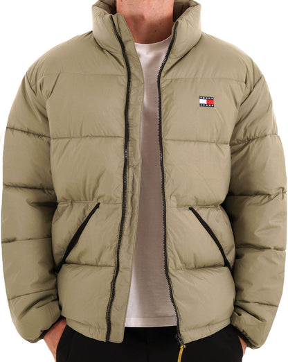 Tommy Jeans – Vail – Pufferjacke in Salbeigrün