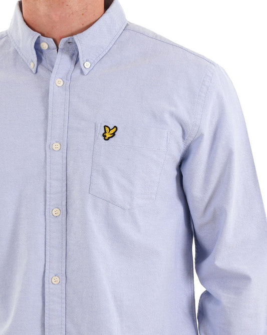 Lyle And Scott Lyle &amp; Scott Plain Oxford Shirt Riviera