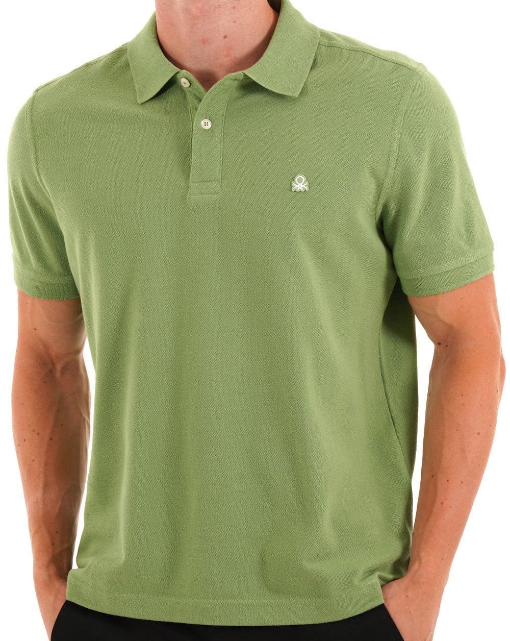 Benetton Poloshirt Soft Green