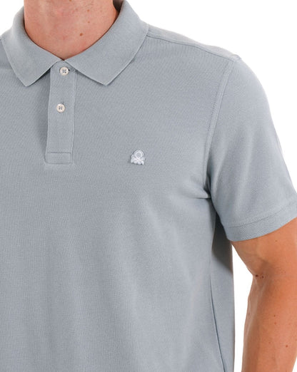 Benetton Poloshirt Soft Blue