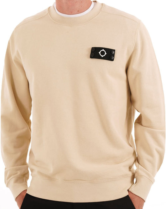 MA.STRUM Neo Crew Sweatshirt Gebrannte Creme