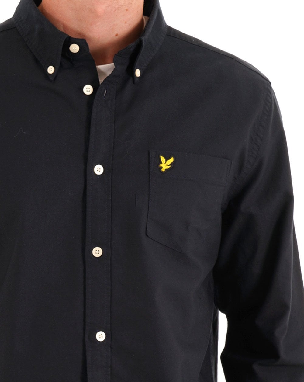 Lyle &amp; Scott Plain Oxford Shirt Dunkelmarine