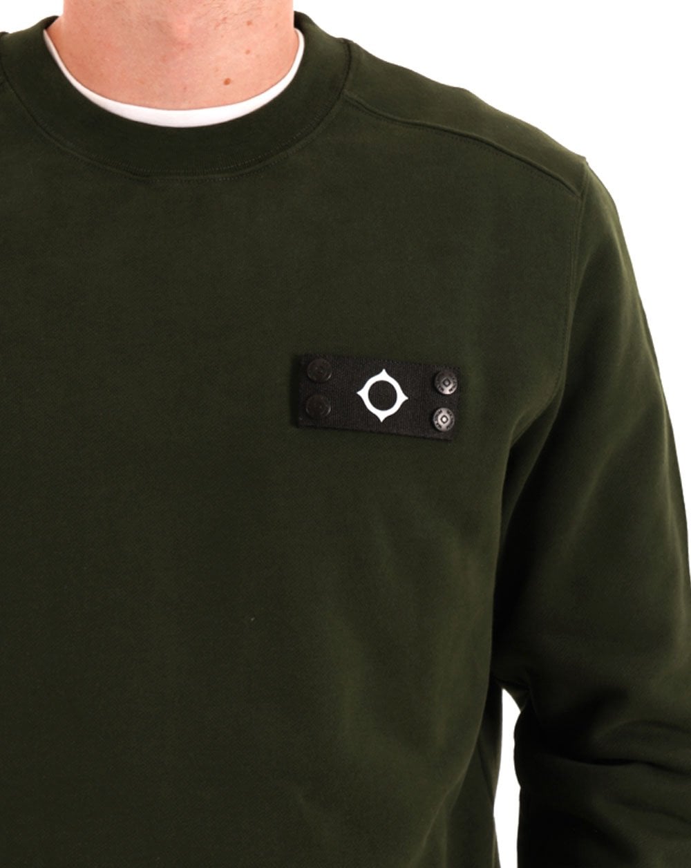 MA.STRUM Neo Crew Sweatshirt Dunkelgrün