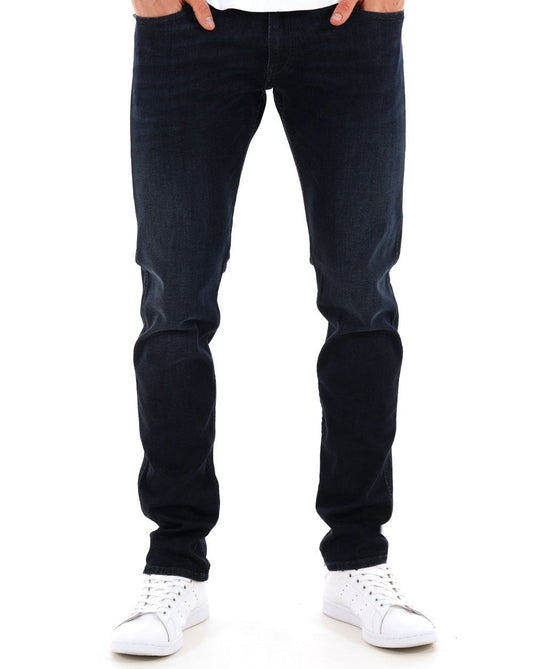 Replay – Anbass – Slim Fit Jeans in Dunkelblau