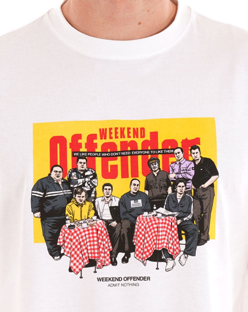 Weekend Offender Satriale's T Shirt White