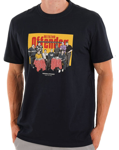 Weekend Offender Satriale's T-Shirt Marineblau