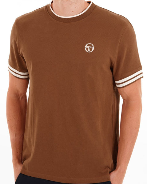 Sergio Tacchini Iceberg Pique T Shirt Mocha