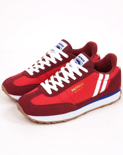 Patrick Monza Sneaker, Dunkelrot/Weiß 