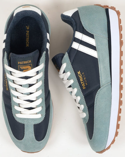 Patrick Monza Sneaker Kontrastblau/Weiß