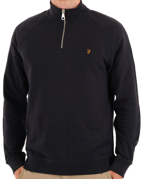 Farah Jim 1/4 Zip Sweat True Navy