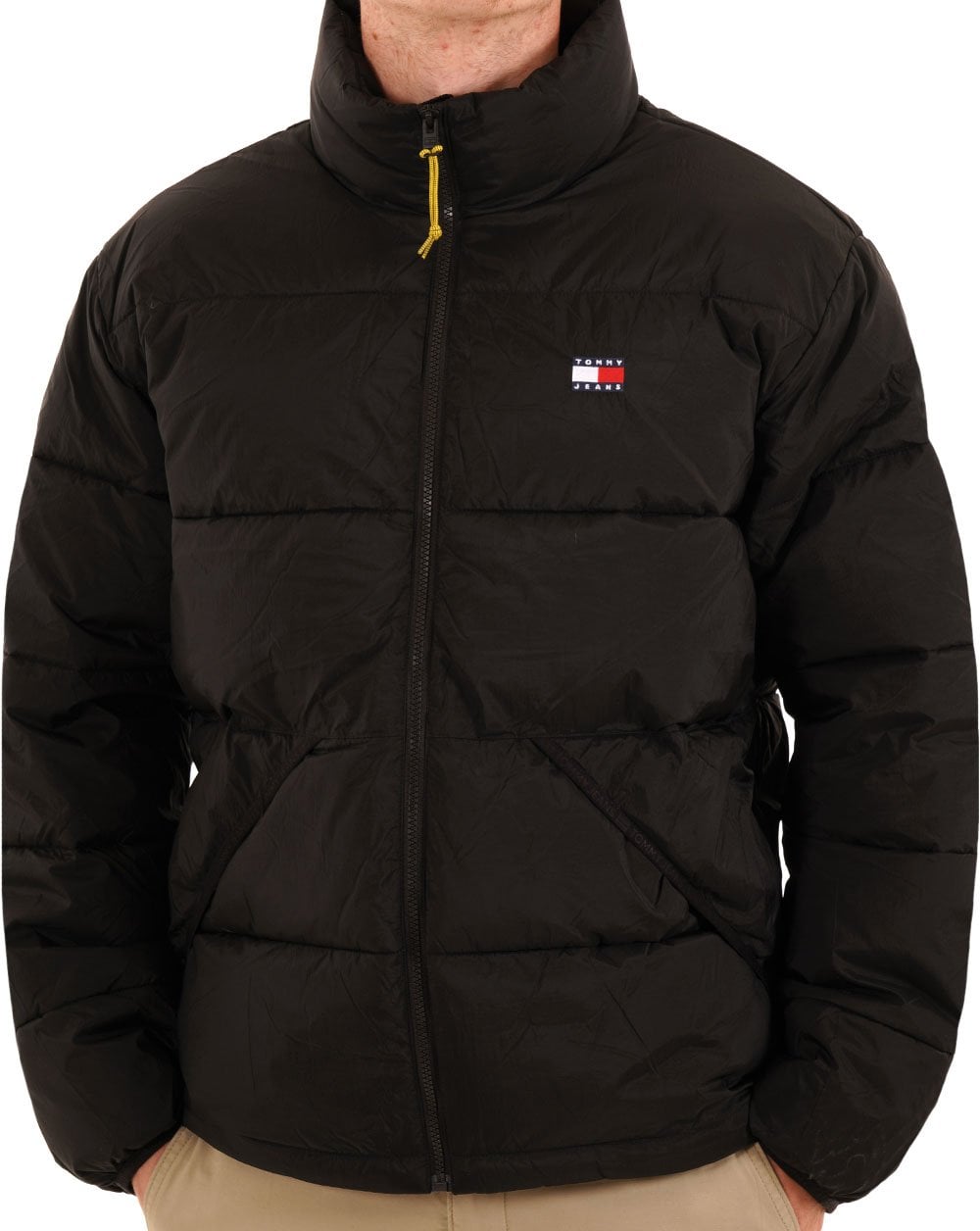 Tommy Jeans – Vail – Pufferjacke in Schwarz