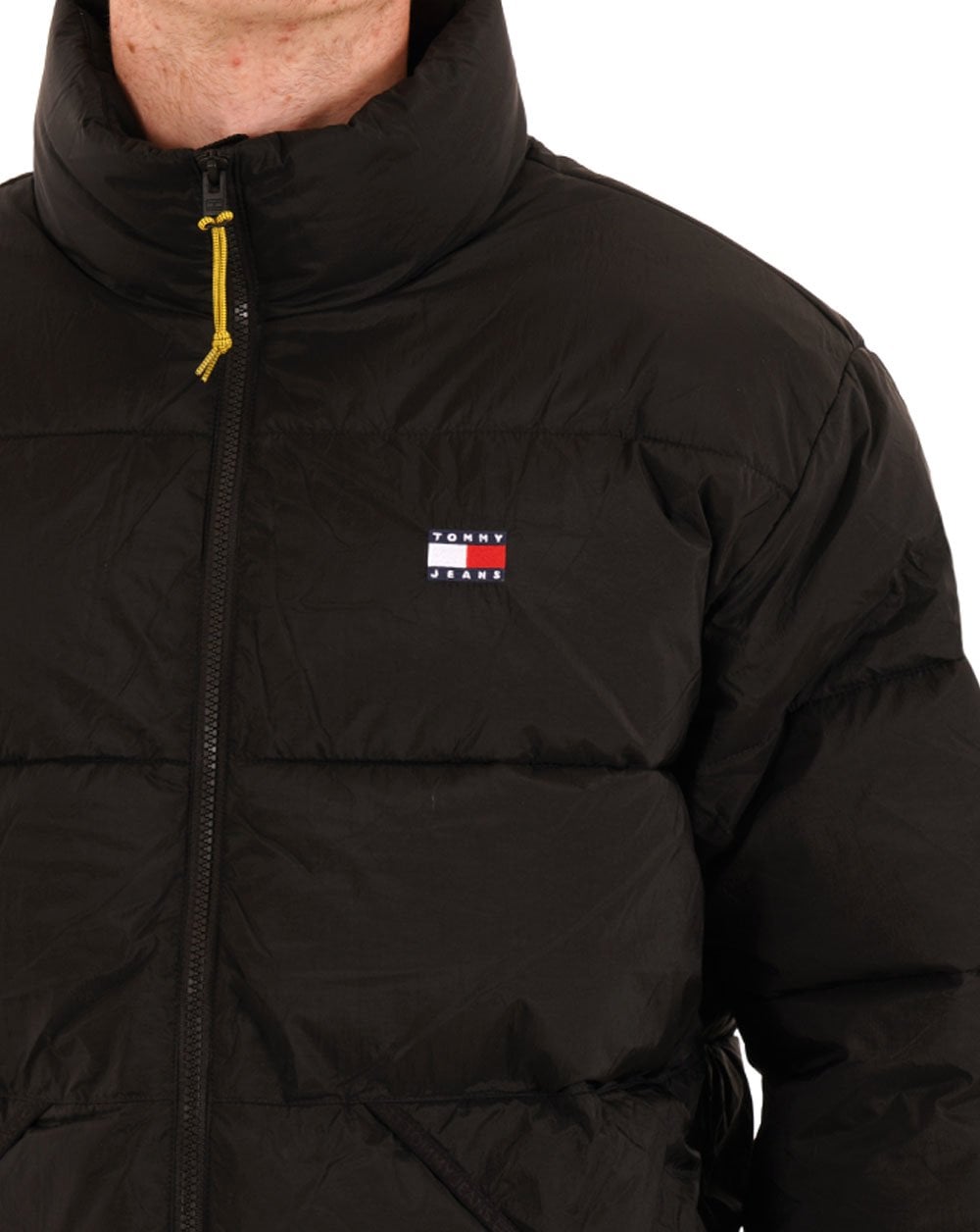 Tommy Jeans – Vail – Pufferjacke in Schwarz