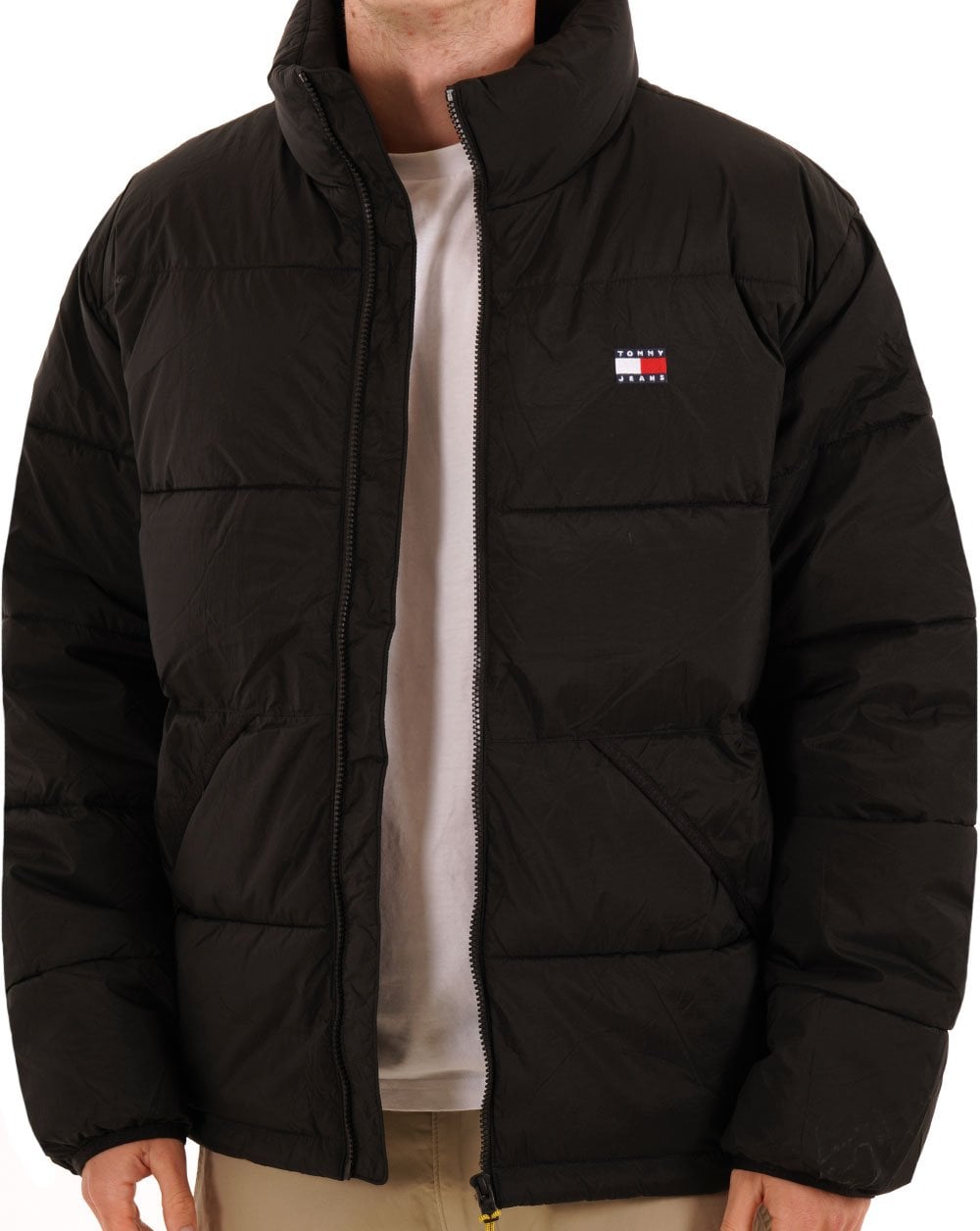 Tommy Jeans – Vail – Pufferjacke in Schwarz