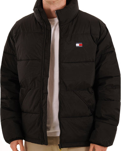Tommy Jeans – Vail – Pufferjacke in Schwarz