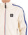Trojan Contrast Zip Track Top Ecru/Blue