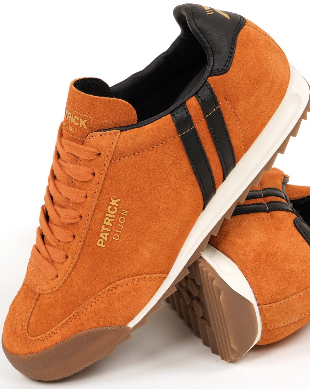 Patrick Dijon Sneaker Orange/Schwarz