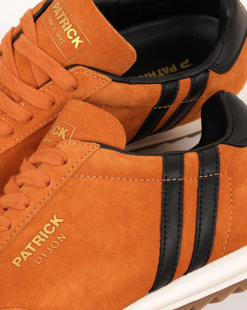 Patrick Dijon Sneaker Orange/Schwarz