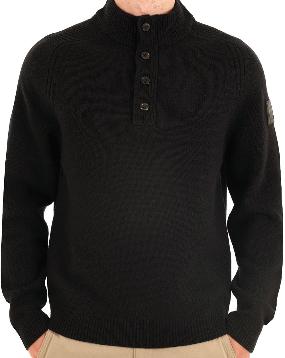 Weekend Offender Castillos Knitted Jumper Black