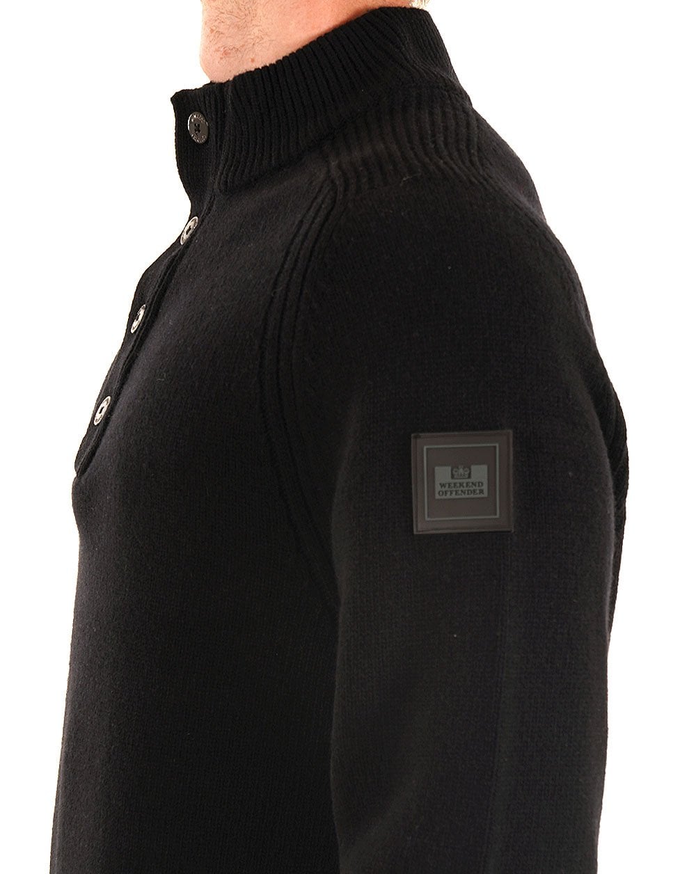Weekend Offender Castillos Knitted Jumper Black