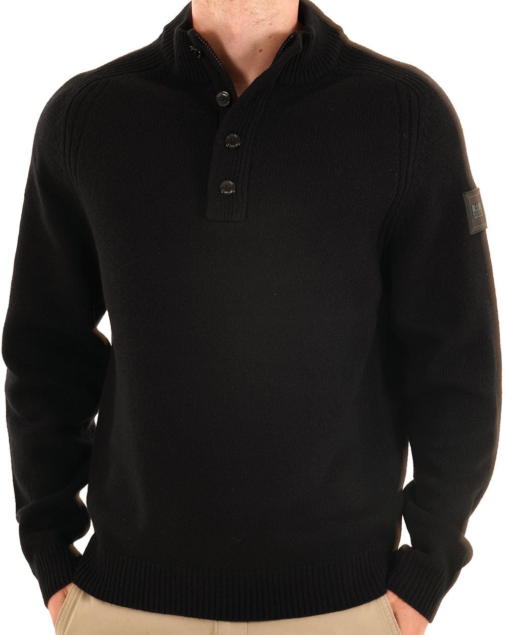 Weekend Offender Castillos Knitted Jumper Black