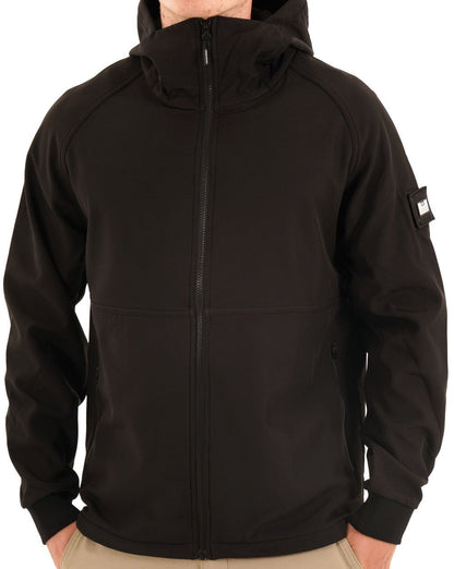 Weekend Offender Stipe Softshelljacke Schwarz
