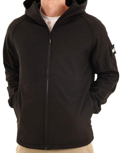 Weekend Offender Stipe Softshelljacke Schwarz
