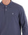 Benetton Long Sleeve Polo Shirt Washed Navy