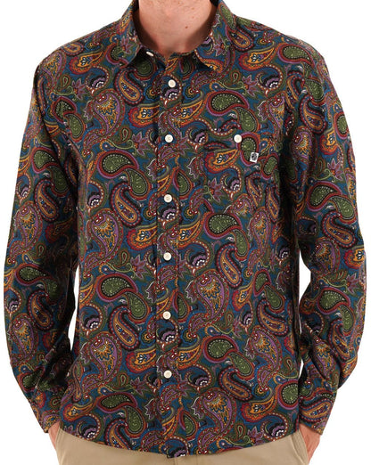 Pretty Green House – Paisley-Hemd, mehrfarbig