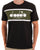 Diadora Logo T Shirt Black / Green Rifle