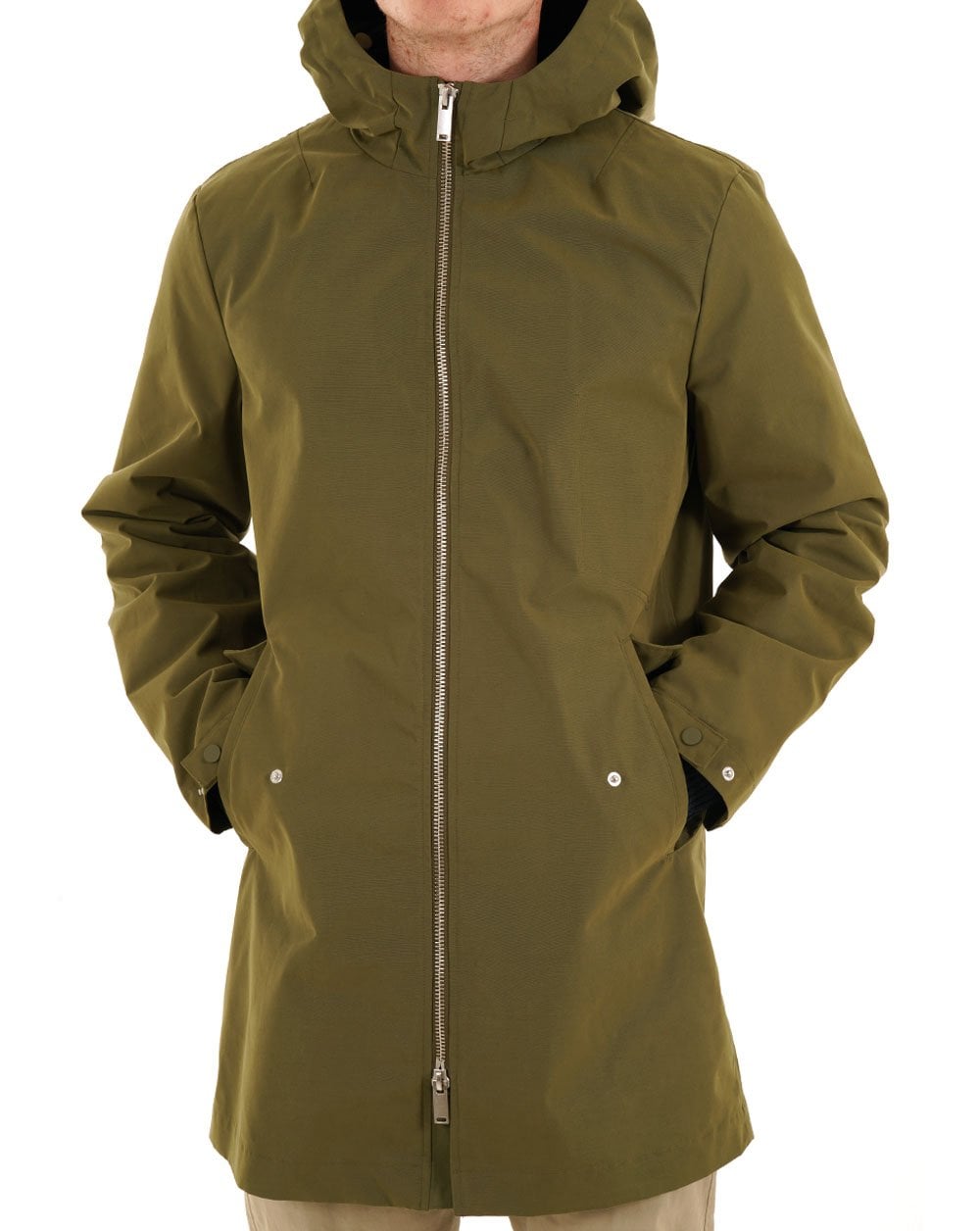 Benetton Parka Khakigrün