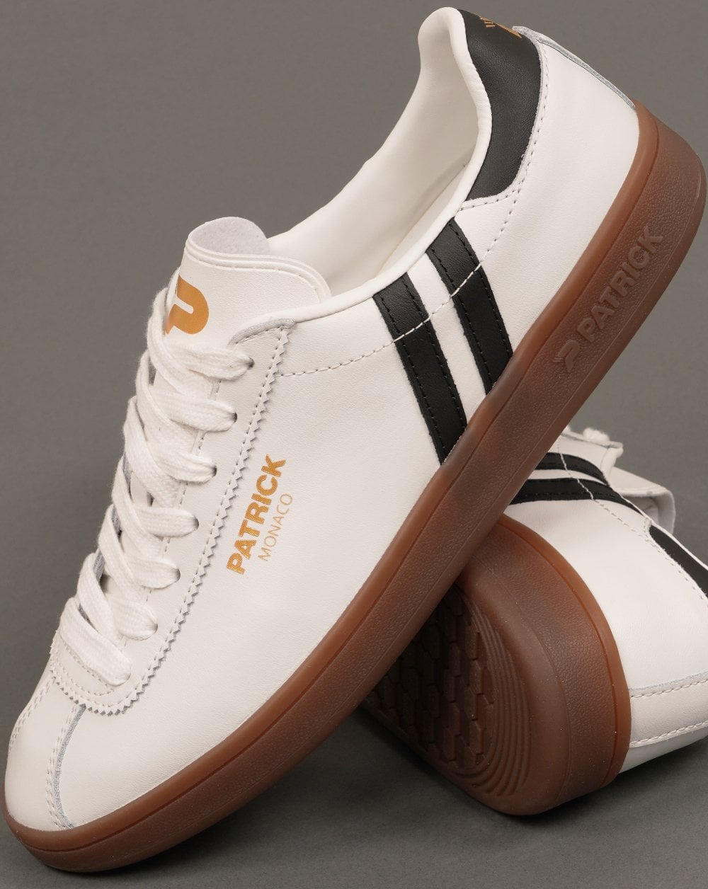 Patrick Monaco Sneaker Weiß Schwarz
