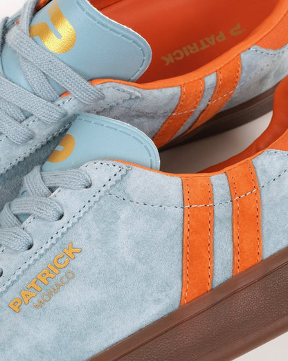Patrick Monaco Sneaker, hellblau/orange
