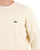 Lacoste Cable Knit Carded Wool Jumper Ecru