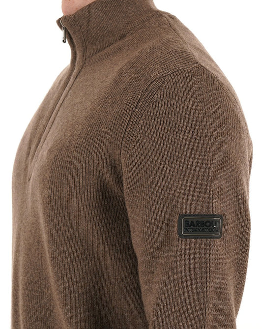 Barbour International Barbour International Crawley Half Zip Pullover Brindle