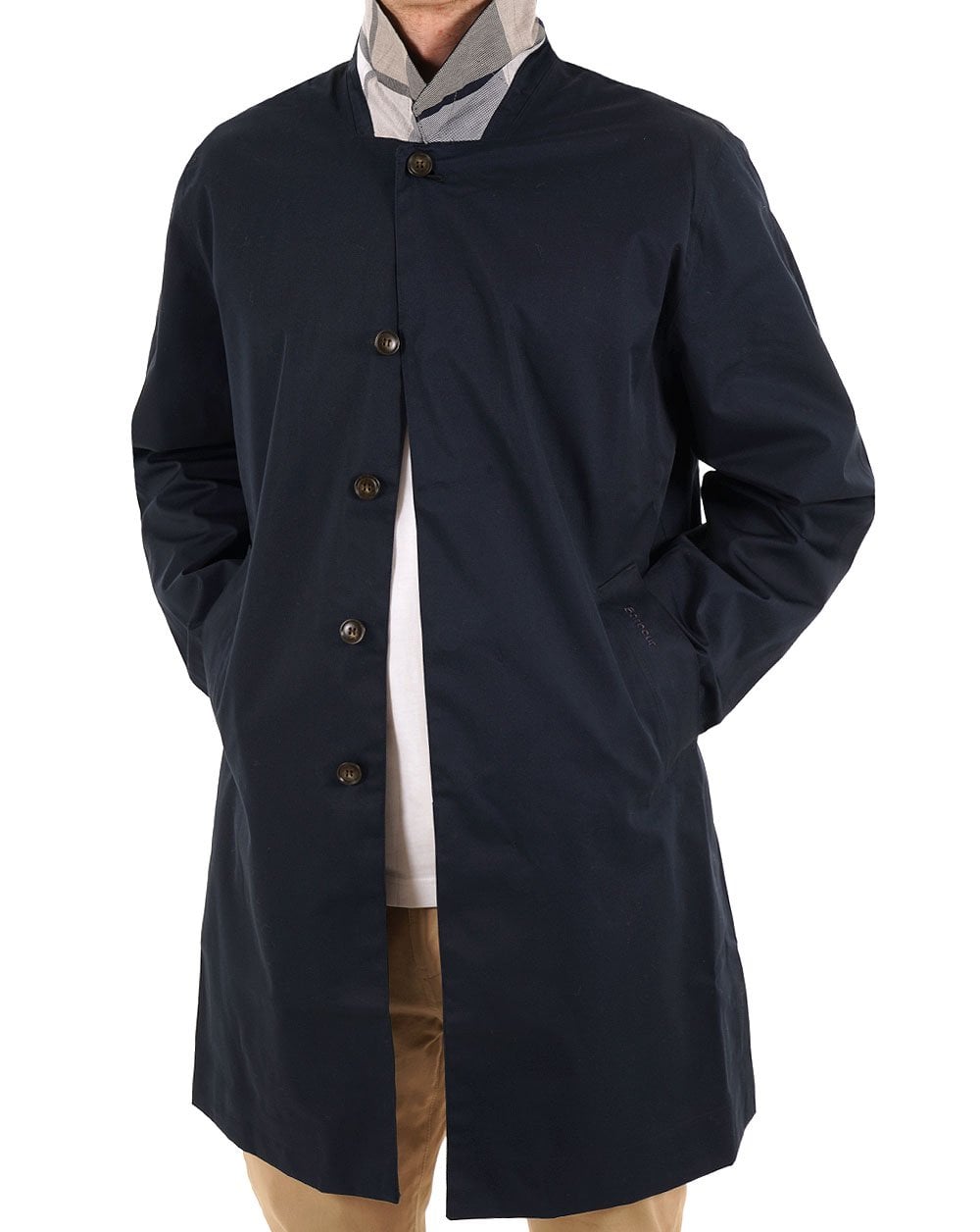 Barbour Lorden Wasserdichter Regenmantel, Marineblau