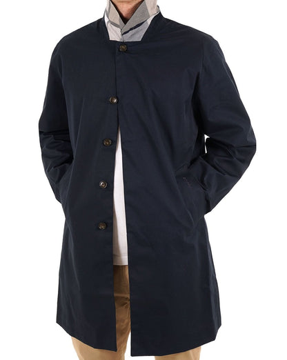 Barbour Lorden Wasserdichter Regenmantel, Marineblau