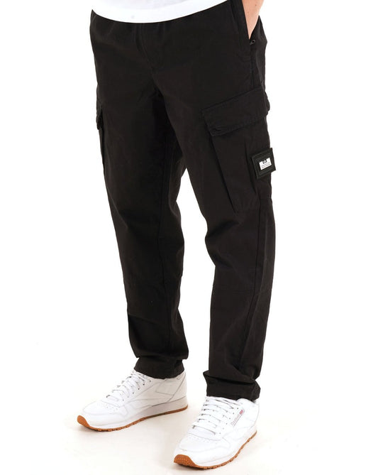 Weekend Offender Weekend Offender – Eldon – Lockere Cargohose in Schwarz
