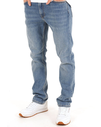 Gant – Regular Fit – Jeans in Mittelblau mit Used-Effekt