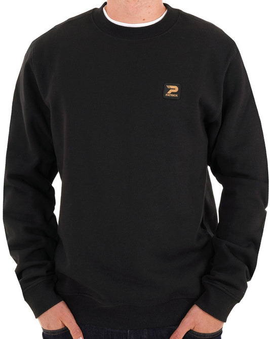 Patrick Oscar Crew Sweatshirt Schwarz
