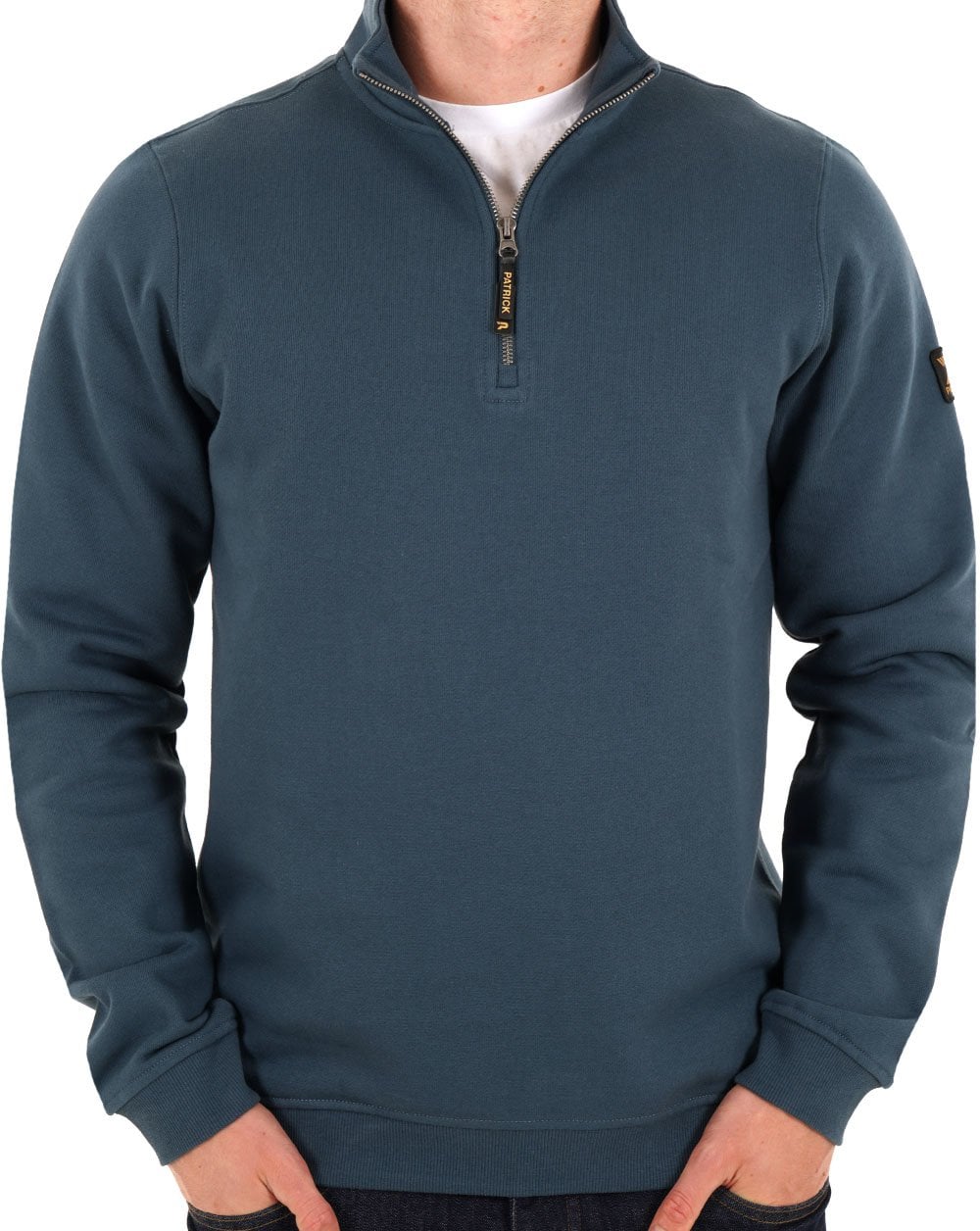 Patrick Harlem 1/4 Zip Sweatshirt Dunkelblau