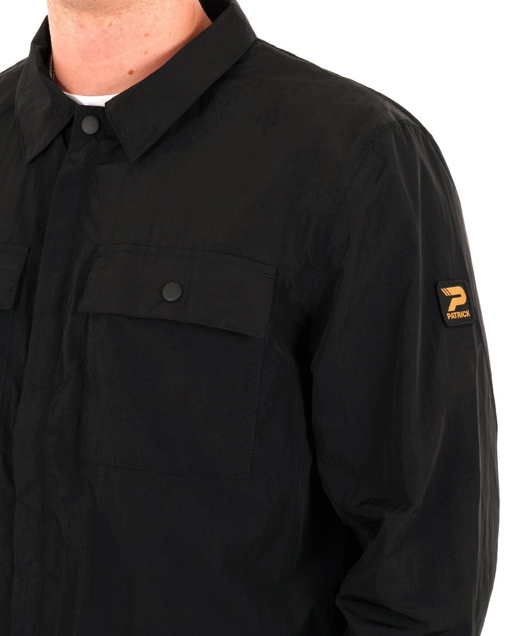 Patrick Jackson Overshirt Schwarz