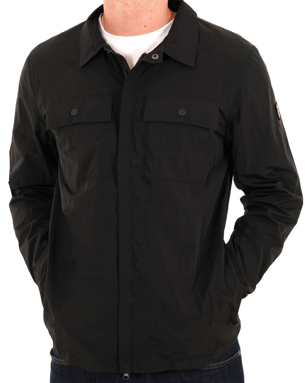 Patrick Jackson Overshirt Schwarz
