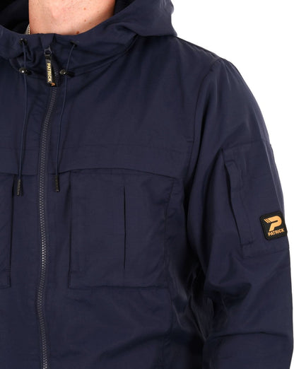Patrick William Kapuzenjacke Marineblau