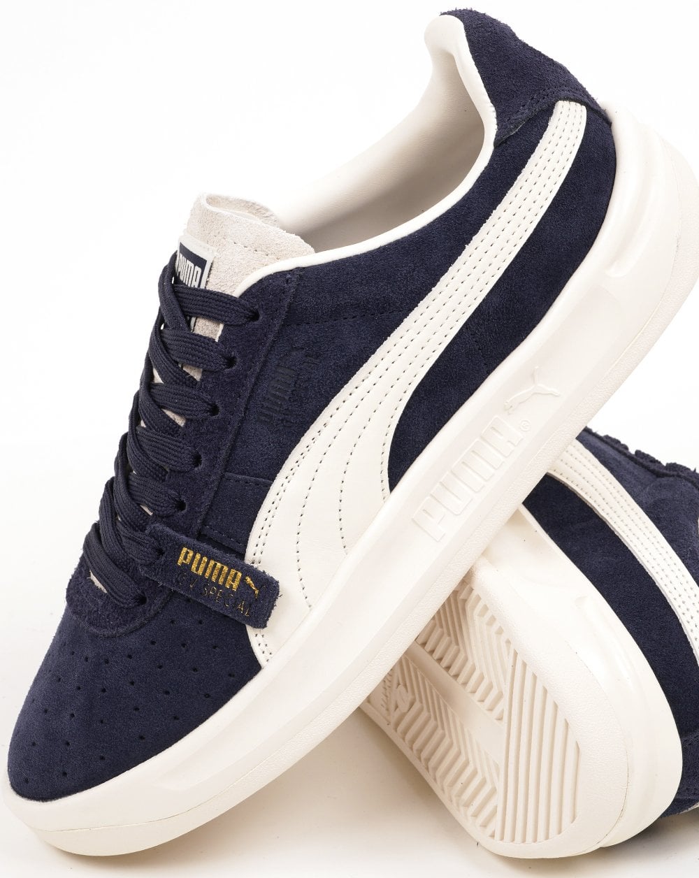 Puma GV Special Suede Sneaker Navy - Vintage White