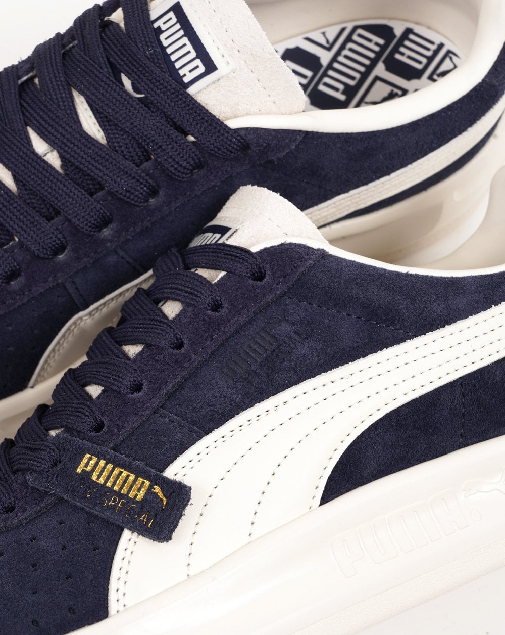 Puma GV Special Suede Sneaker Navy - Vintage White